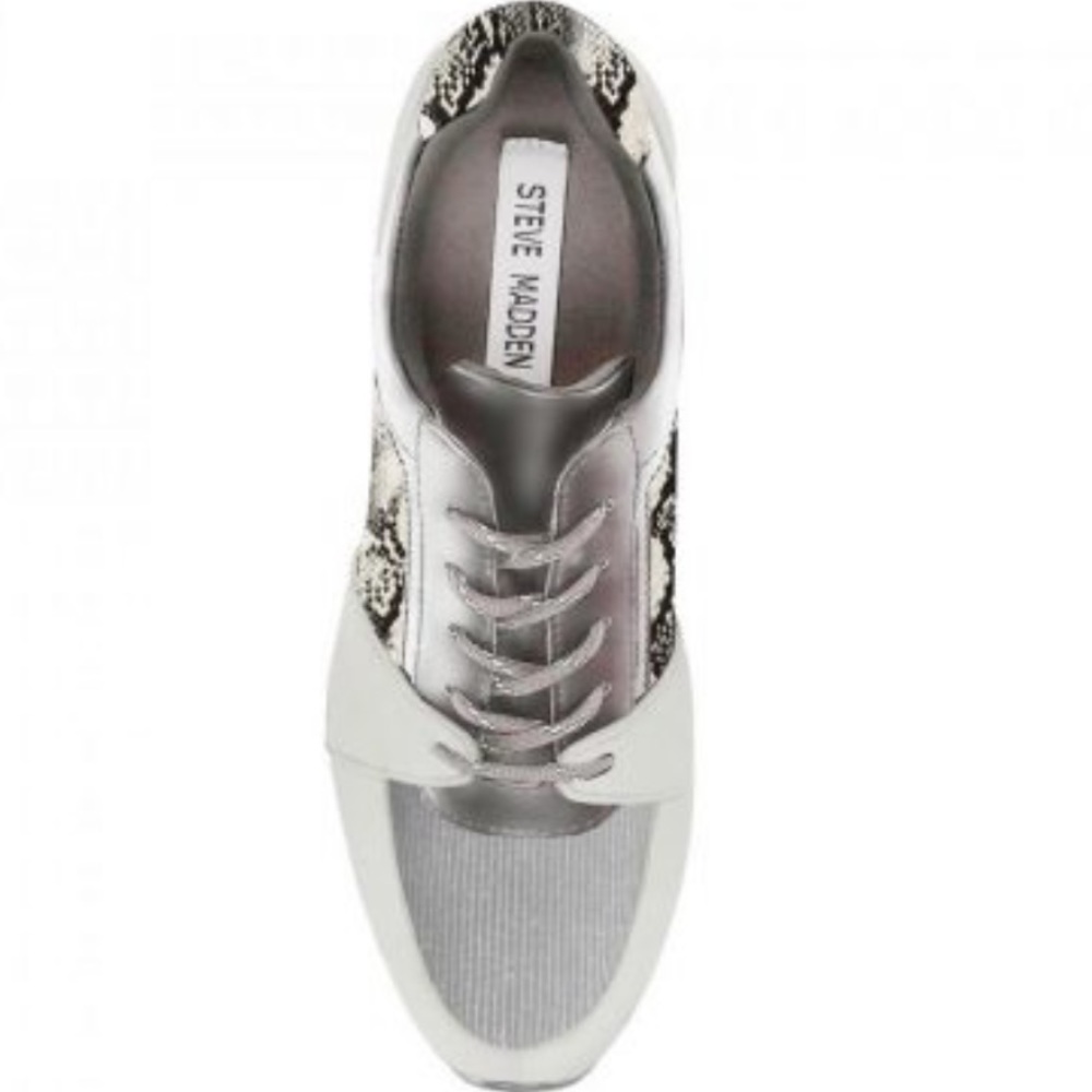 Steve Madden HYSTERIA WHITE White Platform Heel - Picture 4 of 13